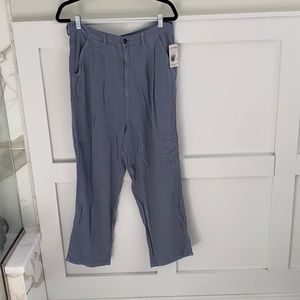 Free people light blue baggy pants NWT size 12